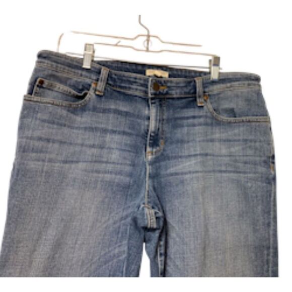 Eileen Fisher 5-Pocket Jeans Sz. 14 Organic Cotton - Picture 7 of 11